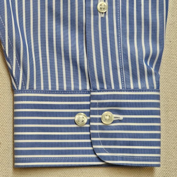 NWT Brooks Brothers Regent Fit Non-Iron Button Down 17.5 - Picture 5 of 7